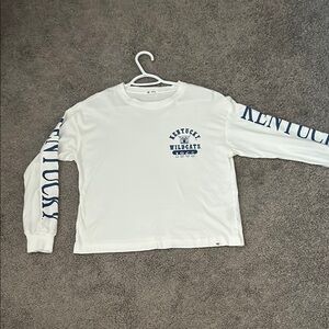 47 Brand White Long Sleeve Shirt